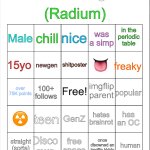 Radium’s bingo meme