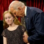 Biden Sniffs Girls Hair