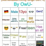 TheWakkoMemer’s bingo!!! meme