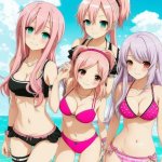 Anime Bikini Girls