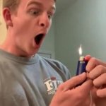 THP Eating a lighter GIF Template