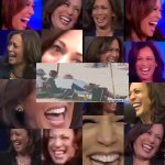 Biden beach Harris Laughs