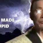 You are made of stupid