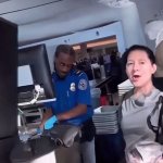 Airport Security Guy Smirk meme