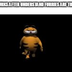 Dancing Garfield | PAN-TURKS AFTER UNDERSTAND FURRIES ARE TURKISH: | image tagged in gifs,memes,furry,anti furry,turkey,pan-turk | made w/ Imgflip video-to-gif maker