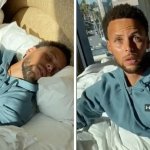 Steph curry waking up