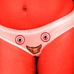 Bloodshot Eye White Underwear 2