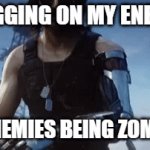 is his dick stapled | T-BAGGING ON MY ENEMIES; MY ENEMIES BEING ZOMBIES | image tagged in gifs,drake but it's doofenshmirtz | made w/ Imgflip video-to-gif maker