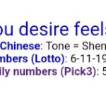 Fortune Woman/Man Desire 63