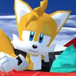 Tails shrugging template