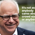 Walz Crowd Size Quote w Pic template