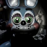 toy bonnie staring at camera