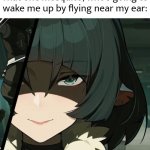 Please let me sleep! | Me: *Sleep peacefully*
That one Mosquito, who's going to wake me up by flying near my ear: | image tagged in memes,funny,mosquito | made w/ Imgflip meme maker