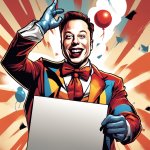 Elon Musk as a Clown