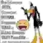 pixelated daffy