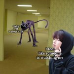 If CatNap met Zhang Hao | toying with soyboys is fun; I feel like someone is watching me | image tagged in zhang hao vs catnap | made w/ Imgflip meme maker