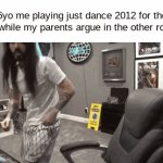 gotta get that full combo | 6yo me playing just dance 2012 for the wii while my parents argue in the other room: | image tagged in gifs,funny,funny memes,memes,dance | made w/ Imgflip video-to-gif maker