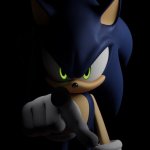 sonic pointing at you