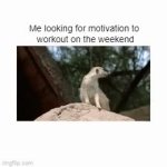 Weekend Motivation GIF Template