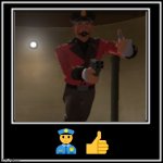 cop + thumbs up | 👮‍♂️👍 | image tagged in what how | made w/ Imgflip meme maker