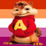 lesbian alvin pfp