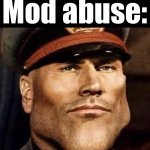 Mod abuse Mussolini meme