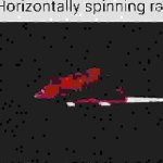 Deep fried horizontally spinning rat