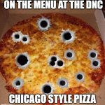Chicago style pizza