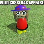 a wild casbi has appeared! | A WILD CASBI HAS APPEARED! | image tagged in dave and bambi | made w/ Imgflip meme maker