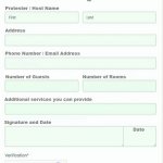 Social contract registration form