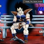 raditz temp sad