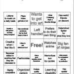 Creepersans bingo meme