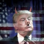 Demon Trump Pigface Satan Lucifer Republican