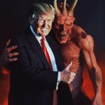 Trump's #1 supporter Satan Lucifer Devil evil