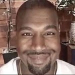 Kanye smiling