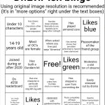 Evilish bingo meme