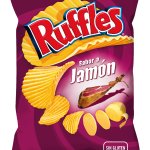 Ruffles Jamon Potato Chips from Spain