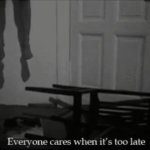 Suicide hanging - shadow of feet JPP GIF Template