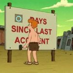 Days Since Last Accident GIF Template