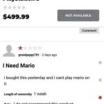 I need mario