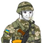 Ukrainian soldier wojak