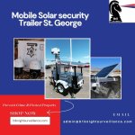 Mobile solar security trailer St. George