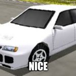 Mitsubishi Lancer Evolution Rumblesushi 3D Nice | NICE | image tagged in mitsubishi lancer evolution rumblesushi 3d,nice,memes,funny | made w/ Imgflip meme maker