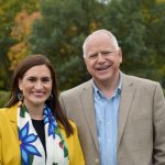 Tim Walz and Peggy Flanagan