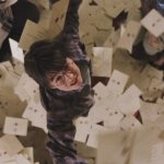 Harry potter receiving many letters