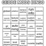 geode mods bingo meme