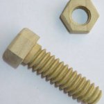 Wood nut and bolt template