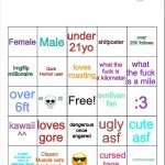 Random Stuff Bingo meme