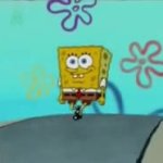 spongebob walk cycle GIF Template