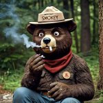 Smokey the smokin bear